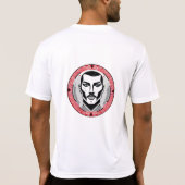 Gangster mit Narbe Design T-shirt (Achterkant)