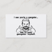  Gangster Myself Visitekaartje (Achterkant)