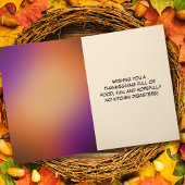 Gangster opa's Thanksgiving les Feestdagen Kaart