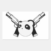 Gangster Panda Sticker (Voorkant)
