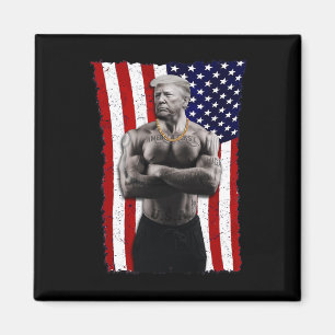 Gangster Pro Donald Trump Tatoeage Republikeinse A Magneet