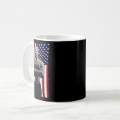 Gangster Pro Donald Trump Tattoo Republikein Ameri Koffiemok (Voorkant links)