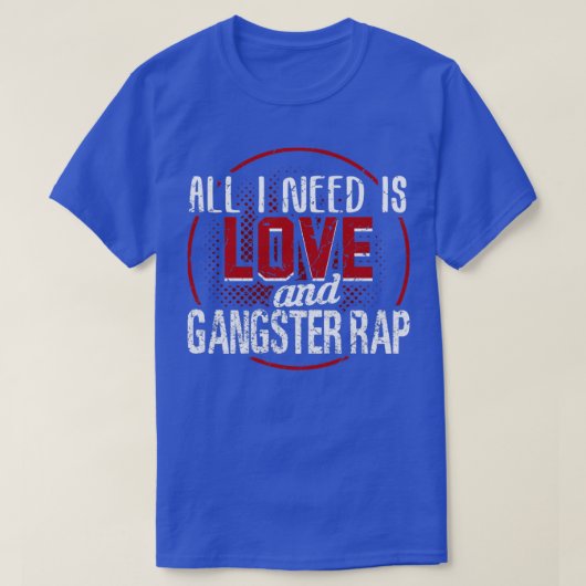Gangster Rap T-shirt (Design voorkant)