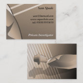 Gangster, Sam Spade Visitekaartje (Voorkant / Achterkant)