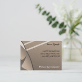 Gangster, Sam Spade Visitekaartje (Staand voorkant)