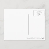 Gangster Santa Squirrel Christmas Briefkaart (Achterkant)