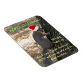 Gangster Santa Squirrel Magnet Magneet (Rechterzijde)