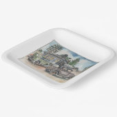 gangster-schuilplaats papieren bordje (Gebogen)