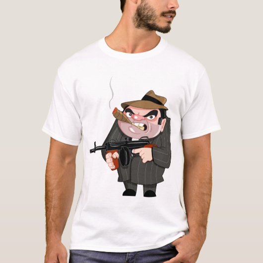 Gangster-shirt T-shirt (Voorkant)