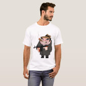 Gangster-shirt T-shirt (Voorkant volledig)