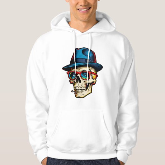 Gangster Skully Hoodie (Voorkant)