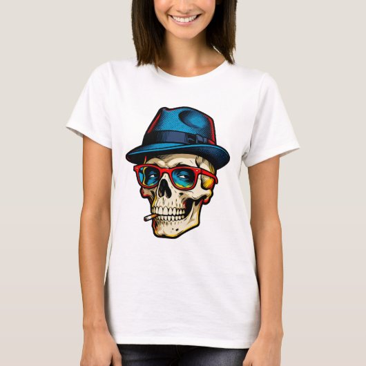 Gangster Skully T-shirt (Voorkant)