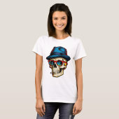 Gangster Skully T-shirt (Voorkant volledig)