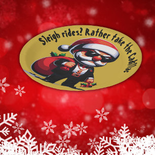 Gangster - Sleigh Rides? Neem Cadillac liever   Papieren Bordje