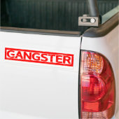 Gangster Stamp Bumpersticker (Op Truck)