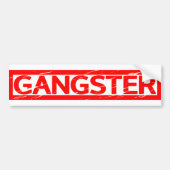 Gangster Stamp Bumpersticker (Voorkant)
