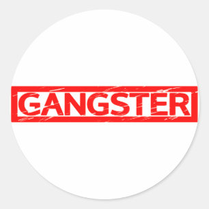 Gangster Stamp Ronde Sticker