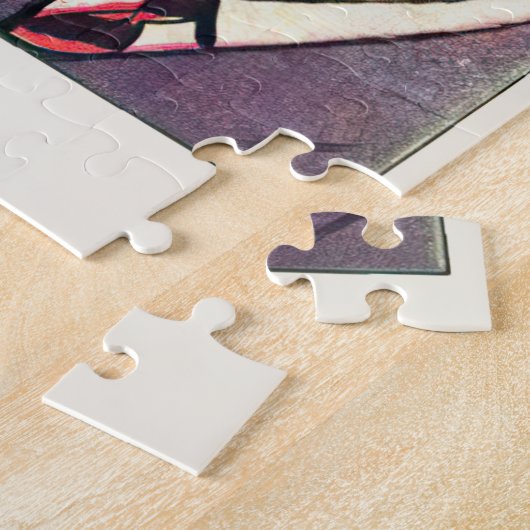  gangster strips maffiabaas slaat Henchman Legpuzzel (Zijkant)