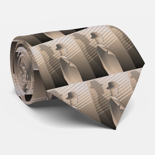 Gangster Stropdas (Opgerold)