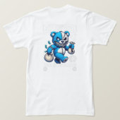 Gangster Teddy Bear - Gezocht dood of levend geld  T-shirt (Design achterkant)