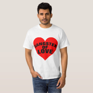 GANGSTER VAN de grappige T-shirts van de LIEFDE