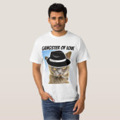 GANGSTER VAN VERLIES CAT T-SHIRTS (Voorkant volledig)