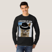 GANGSTER VAN VERLIES FEDORA CAT T-SHIRTS (Voorkant volledig)