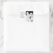 Gangster Vierkante Sticker (Tas)