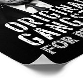 Gangster voor President Donald Trump Mugshot Poster (Hoek)