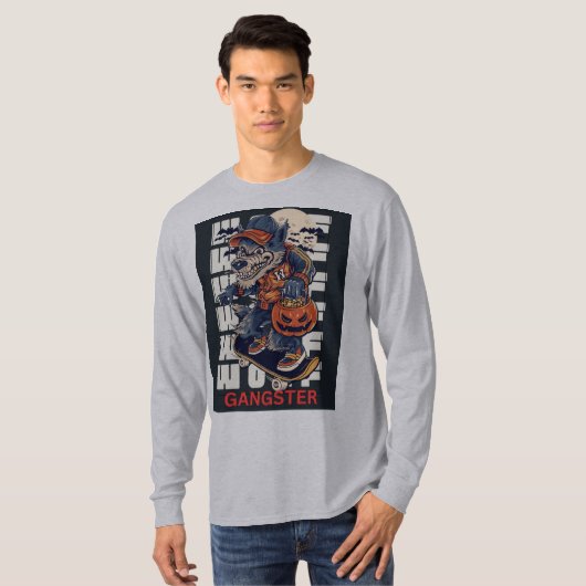 Gangster WOLF T-shirt (Voorkant volledig)