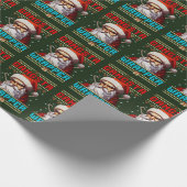 Gangster Wrapper Christmas Wrapping Paper Cadeaupapier (Hoek)