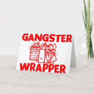 Gangster Wrapper Feestdagen Kaart