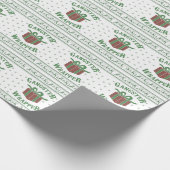 Gangster Wrapper Kerstmis Ugly Sweater Cadeaupapier (Hoek)