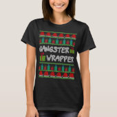 Gangster Wrapper Ugly KerstSweater Funny Pun T-shirt (Voorkant)
