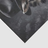 Gangster Zebra #1 Decoupage Tissuepapier (Detail)