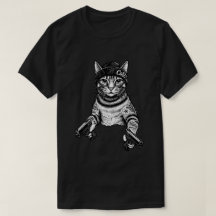 Gangsterkat-tatoeagekunst | Coole Streetwear Kitty