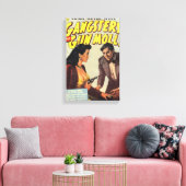 Gangsters en Pistool Molls Canvas Afdruk (Insitu (Woonkamer))