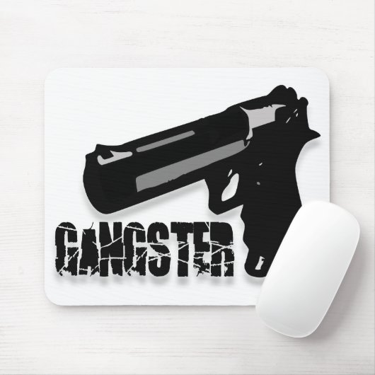 Gangsters Pistool Muismat (Met muis)