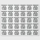 Gangsters vertegenwoordigen cadeaupapier (Vlak)