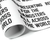 Gangsters vertegenwoordigen cadeaupapier (Rol Hoek)