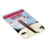 Gangwon do Korea ski-poster Magneet (Rechterzijde)