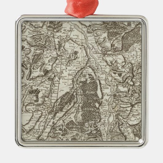 Gannat, St Pourcain Metalen Ornament (Voorkant)