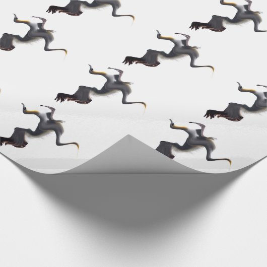 Gannets-Abstract Zee Bird Cadeaupapier (Hoek)