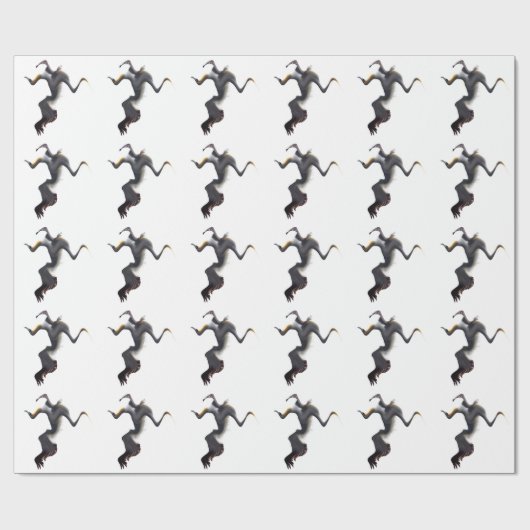 Gannets-Abstract Zee Bird Cadeaupapier (Vlak)