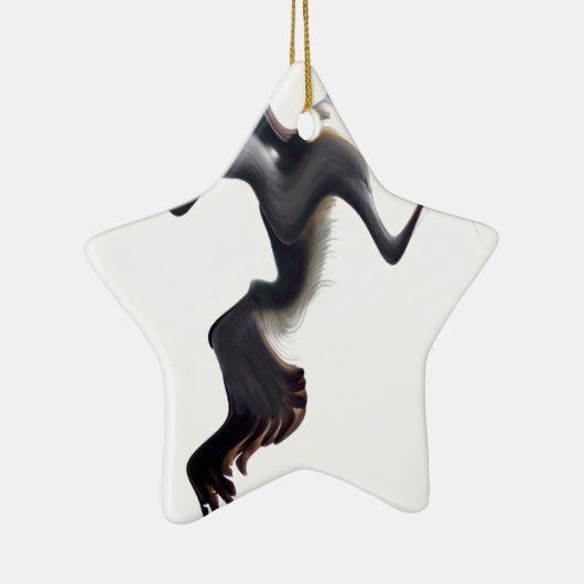 Gannets-Abstract Zee Bird Keramisch Ornament (Rechts)