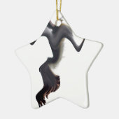 Gannets-Abstract Zee Bird Keramisch Ornament (Links)