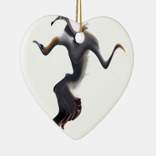 Gannets-Abstract Zee Bird Keramisch Ornament (Rechts)