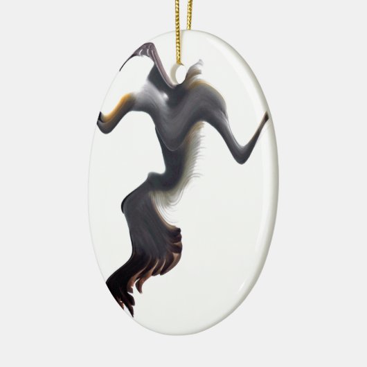 Gannets-Abstract Zee Bird Keramisch Ornament (Links)