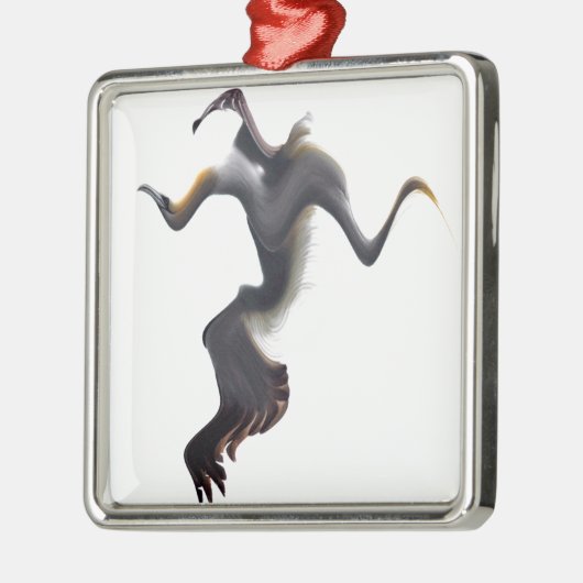 Gannets-Abstract Zee Bird Metalen Ornament (Links)