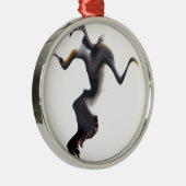 Gannets-Abstract Zee Bird Metalen Ornament (Rechts)